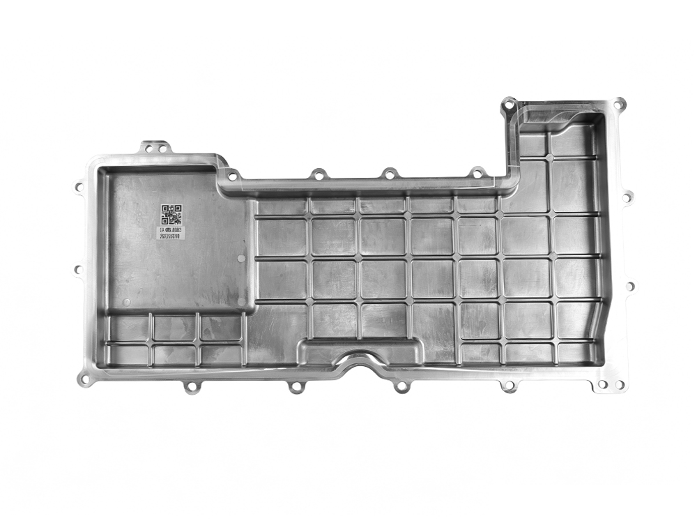 Aluminum die cast controller cover with reinforcement ribs and multiple mounting points